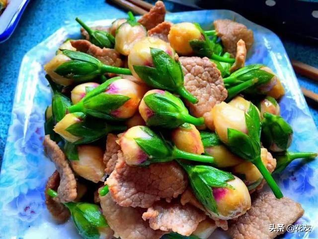 木槿花食用九道菜,道道味美,美容养颜