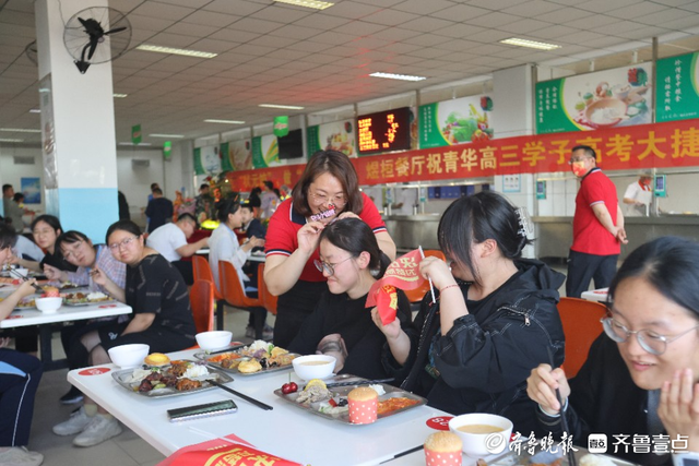 壹點圖集|祝願考生旗開得勝,煙臺青華中學給考生髮