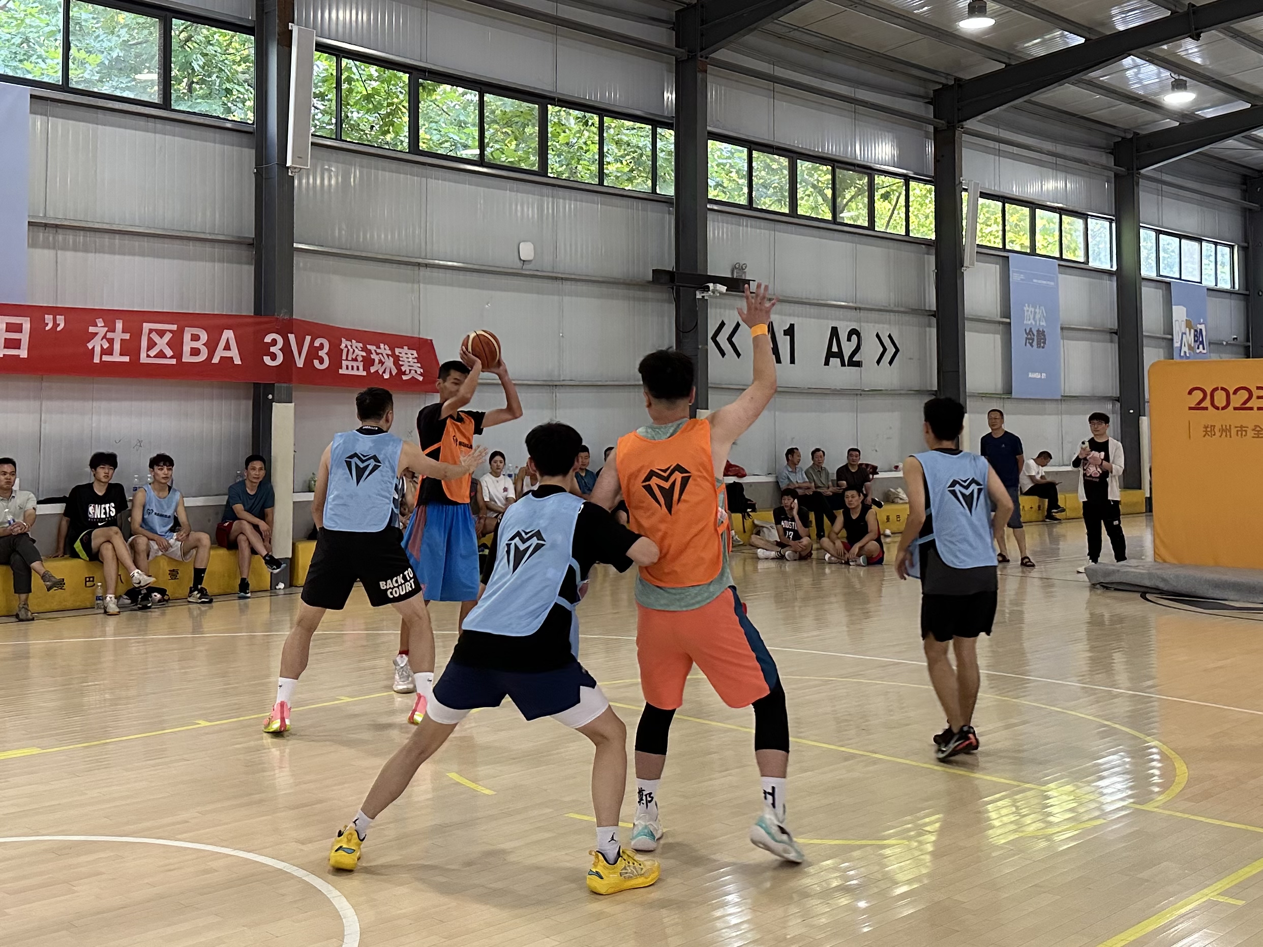 "社区ba"-3v3篮球赛助力郑州"体育宣传周"