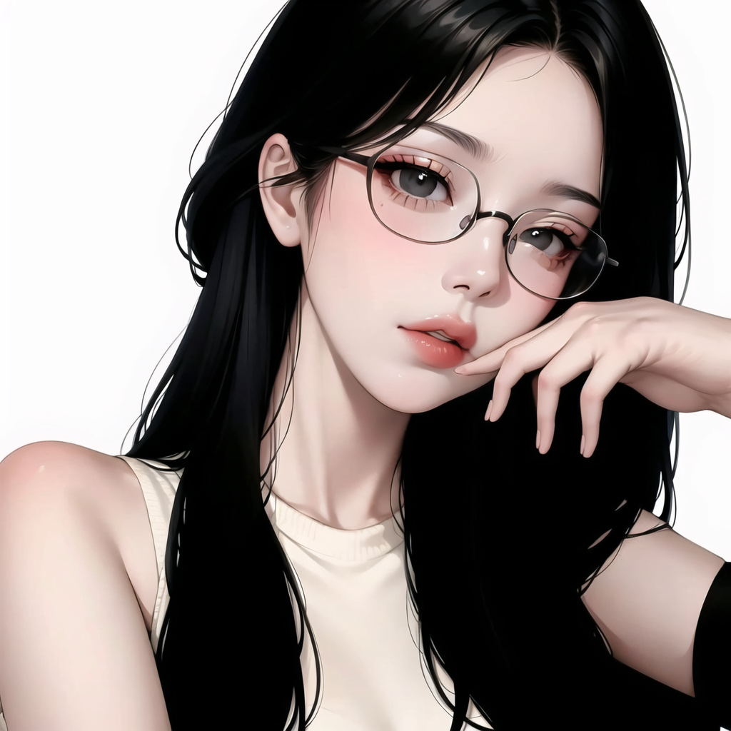 ai绘画|2.5d厚涂美女风格