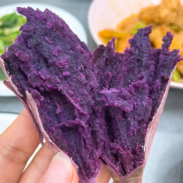 烤紫薯脆皮图片