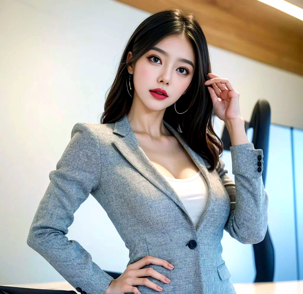 职场之花绽放着白领丽人的自信与魅力