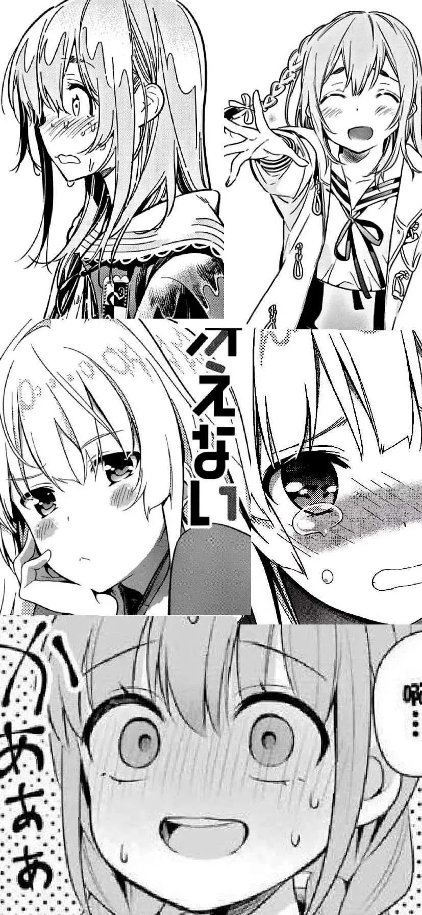 进来拿100张丧系黑白日漫拼贴风壁纸