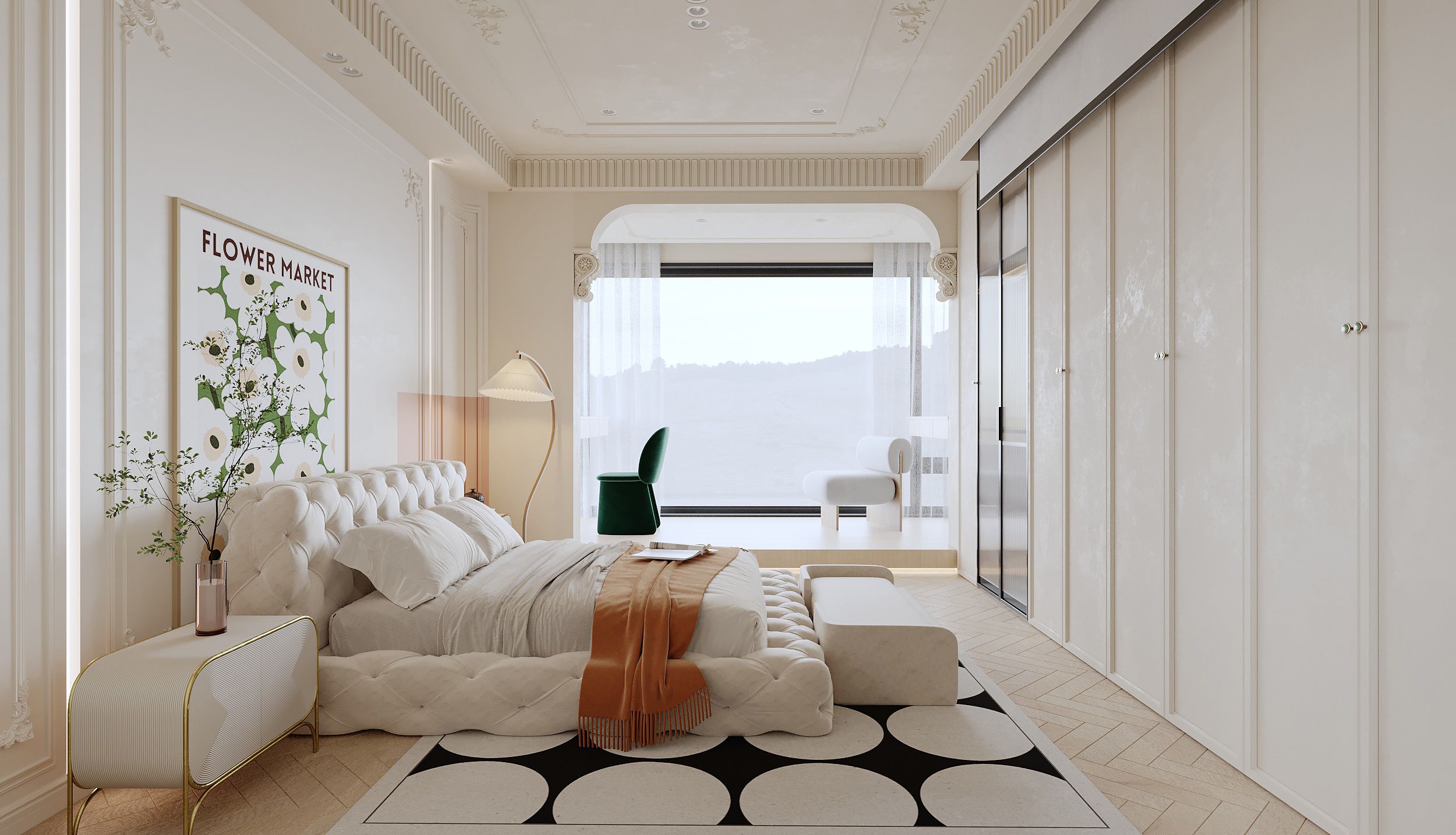 武汉新城璞樾门第170平别墅装修,泡泡玛特粉の梦中情房