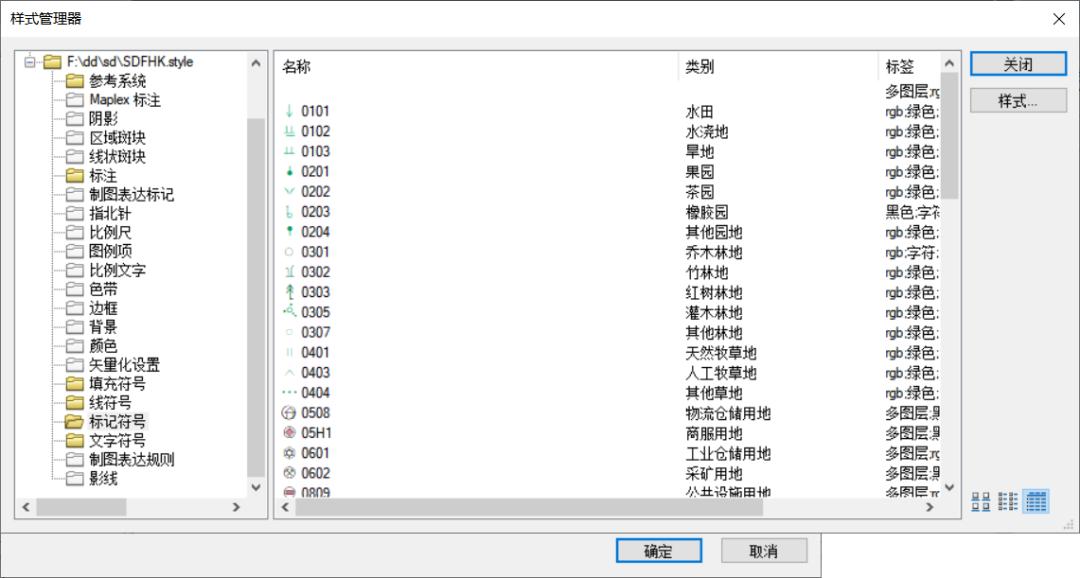 arcgis符號庫下載|製圖規範,三調,1:1萬地形圖,土地利用總體規劃圖