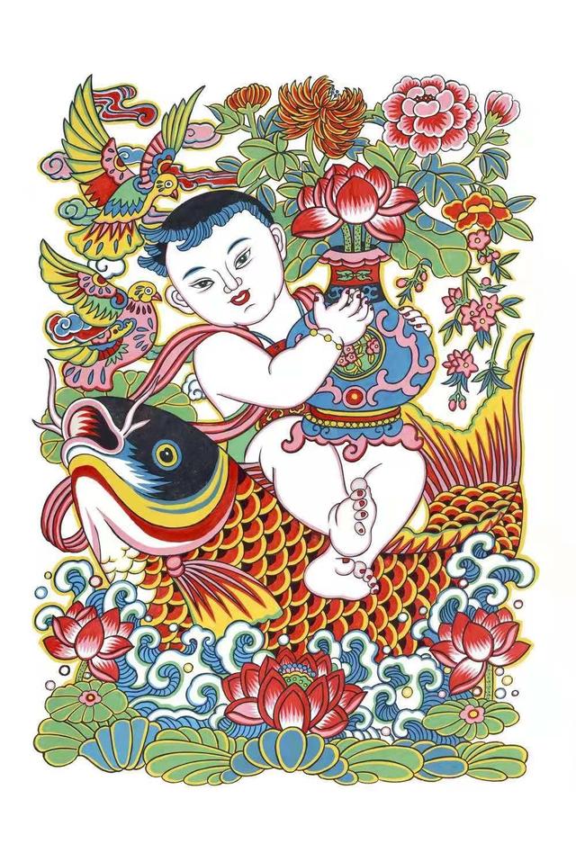 画说新时代丨河北武强年画《和平盛世 幸福如歌》