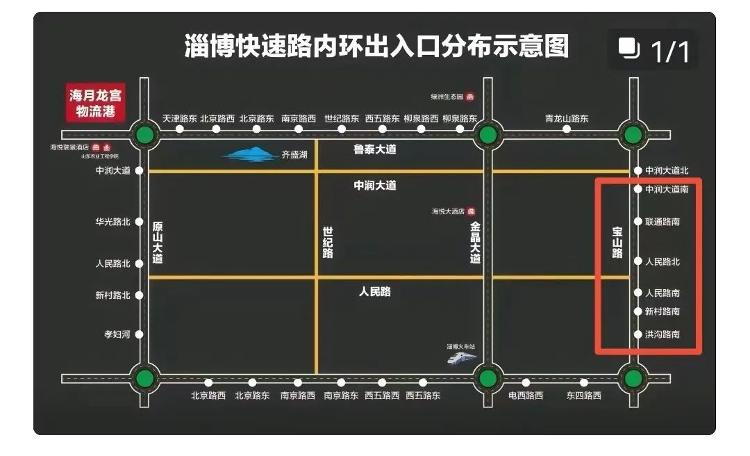 淄博高架快速路规划图图片