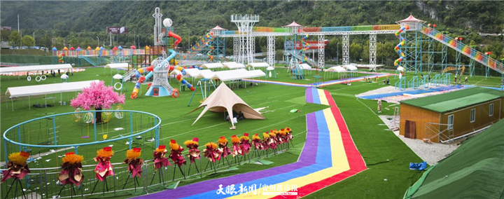 贵阳再添大型童乐园!铁建城"袋鼠爸爸"童乐世界开园迎客