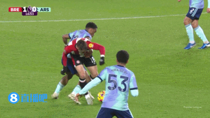 2024-25赛季英超第19轮阿森纳客场对阵布伦特福德比赛关键事件_英超-热苏斯马丁内利破门 阿森纳3-1布伦特福德_热苏斯补射破门+4场6球枪手扳平比赛焦点瞬间