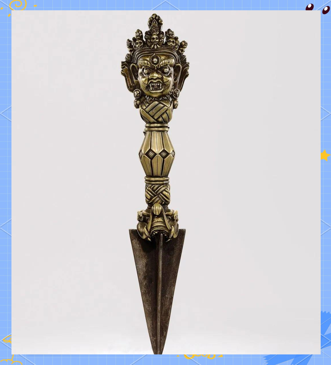 文玩配饰中的金刚降魔杵探秘