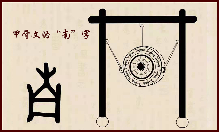 汉字解读,南方的南原来是一种乐器,甲骨文的南这样解释