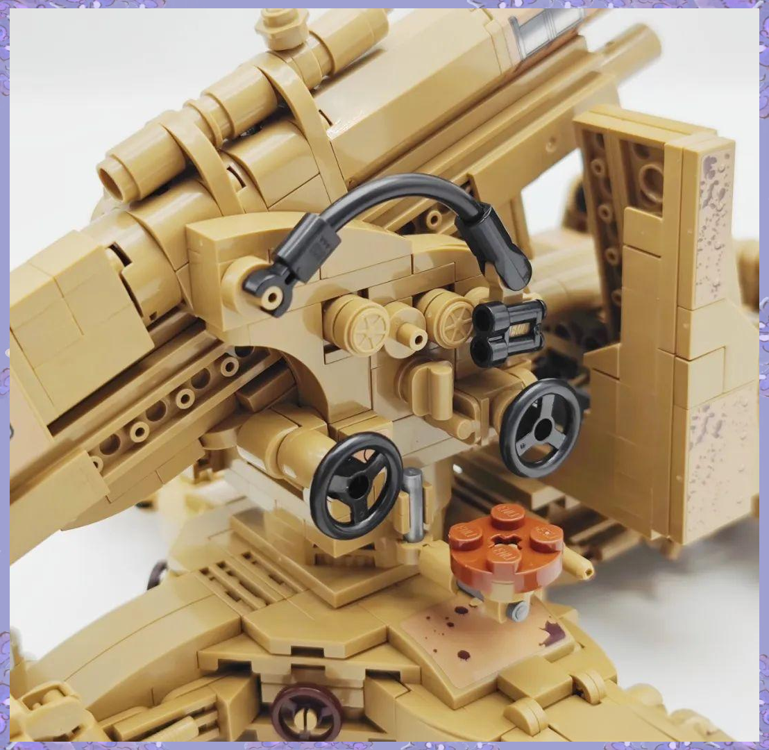 德国88毫米高射炮模型揭秘:为何拥有众多零件?