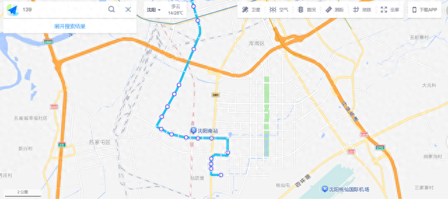延伸扩展至沈阳南站西广场的10条公交枢纽线路分析