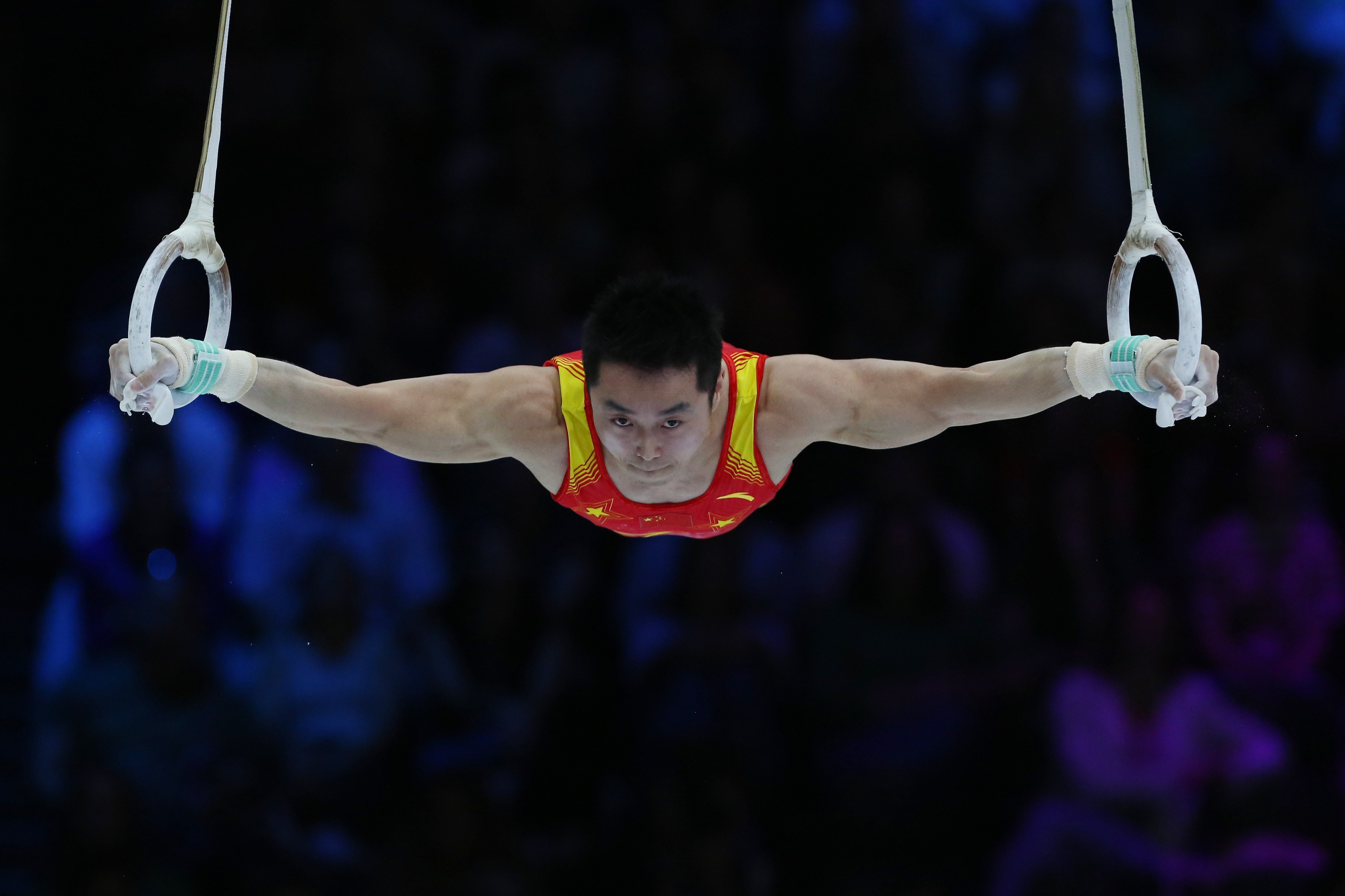 体操——安特卫普世锦赛:刘洋夺得吊环冠军(2)