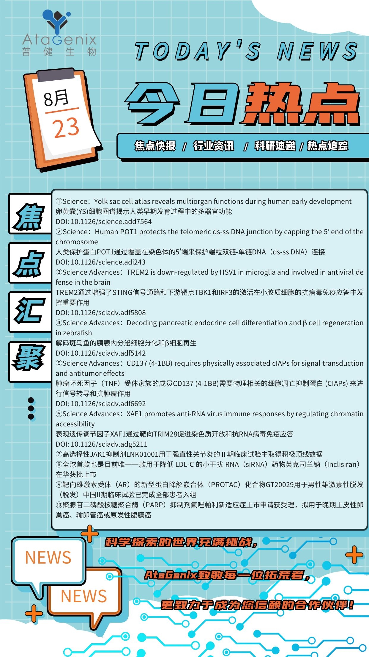 氟唑帕利新适应症上市申请获受理;全球首创降胆固醇新药在华获批