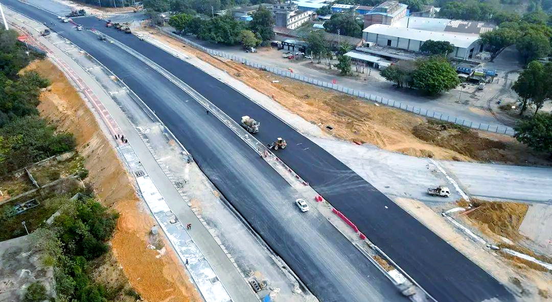 廉州湾大道二期建设进展与自行车道规划