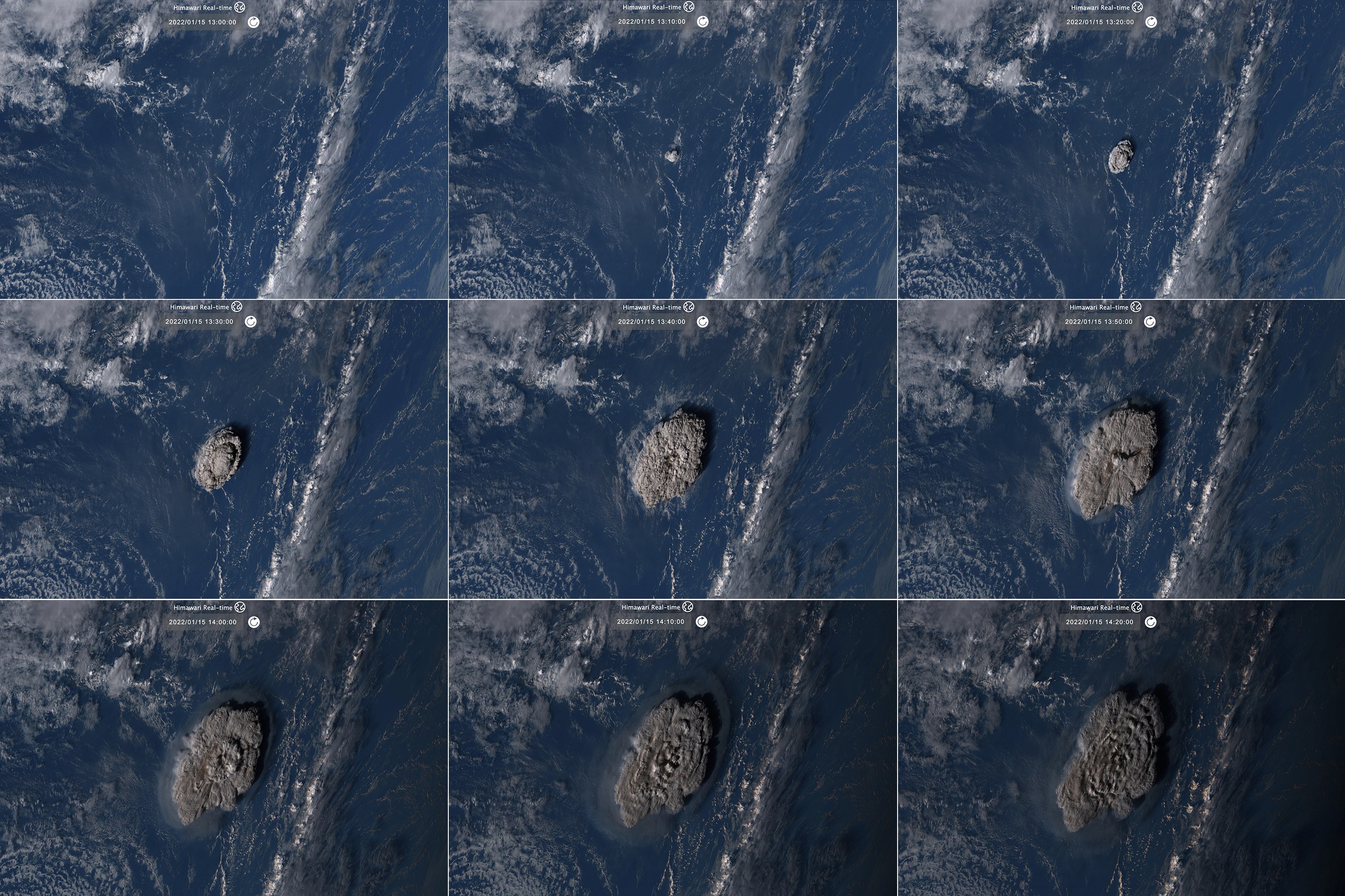 汤加火山模拟实验图片