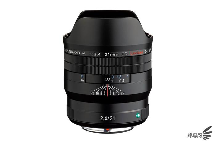 k卡口全画幅广角定焦 理光宾得发布21mmf2.4ed镜头
