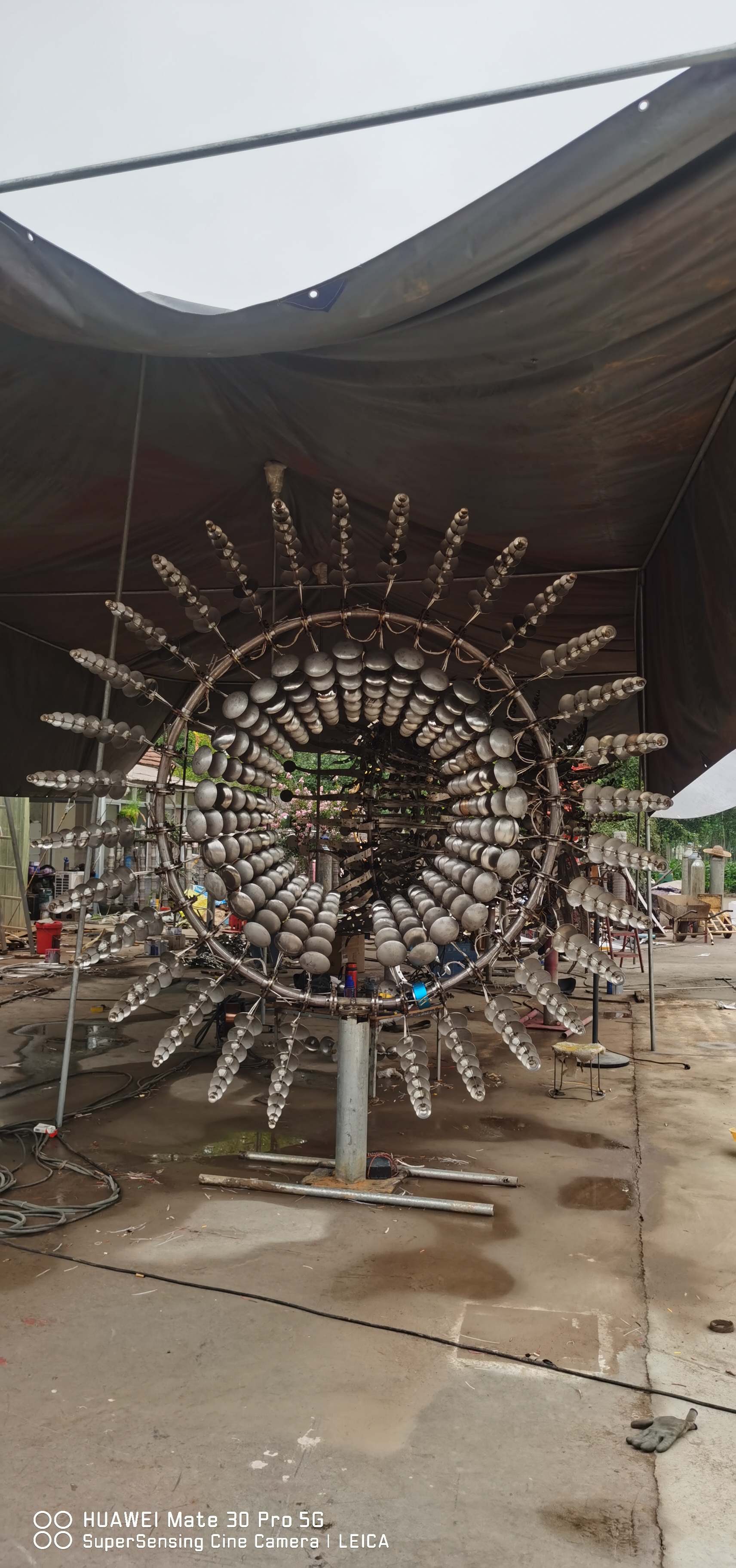 风动雕塑 铁艺模型