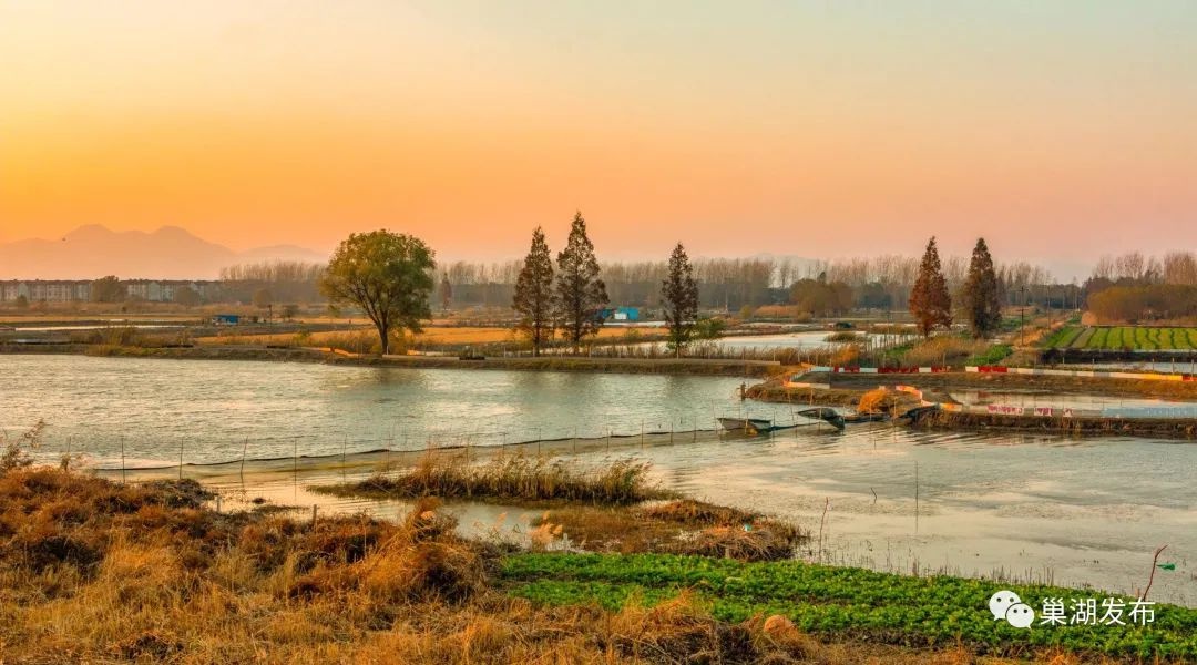 冬日里,行走柘皋河,沿河两岸风光美