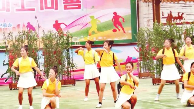 强身强志,向上向善——渠县三汇中学第38届冬季运动会开幕