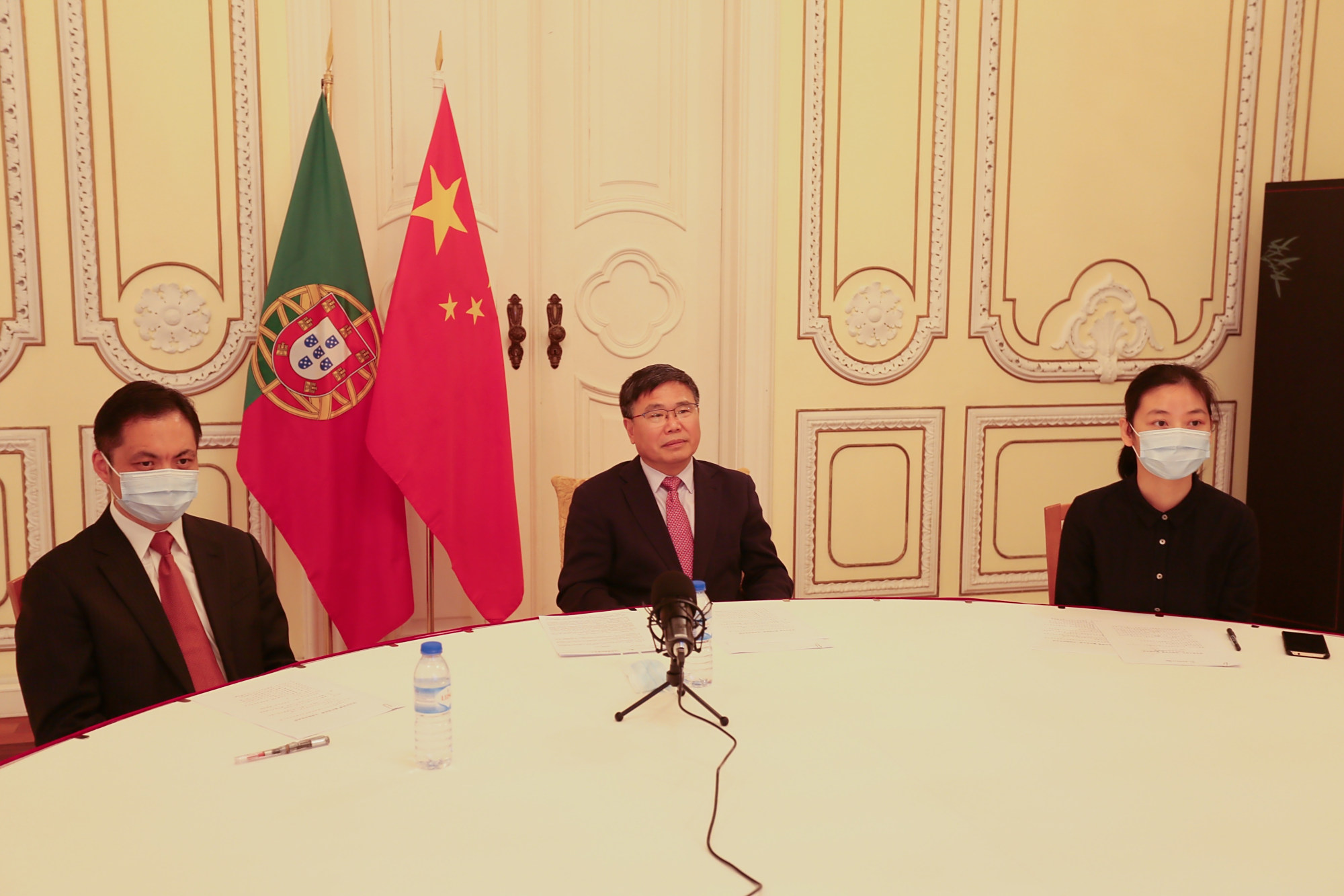 中国驻葡萄牙大使馆联合举办"听百年故事,看中国发展"旅葡侨胞在线