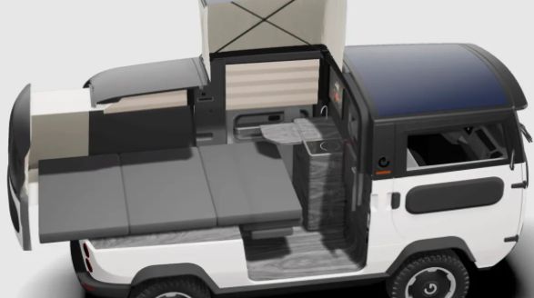 麻雀虽小五脏俱全,说得就是微型电动房车xbus camper