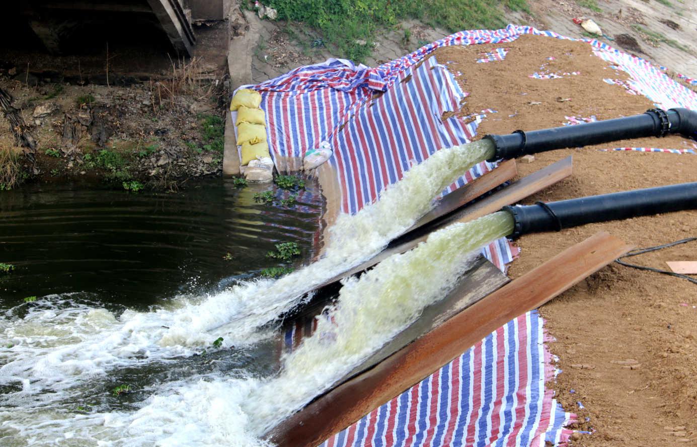 宁博一体共翻水携手保障农田灌溉