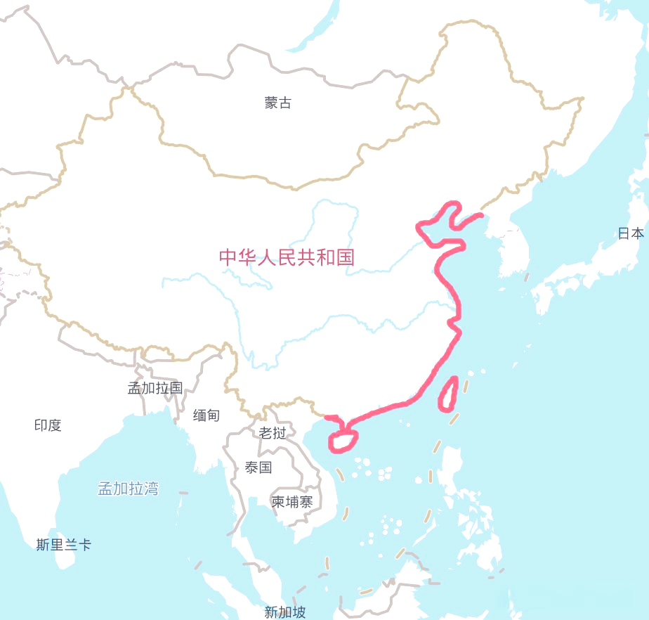 从北到南,我国12个沿海省份海岸线全揭秘