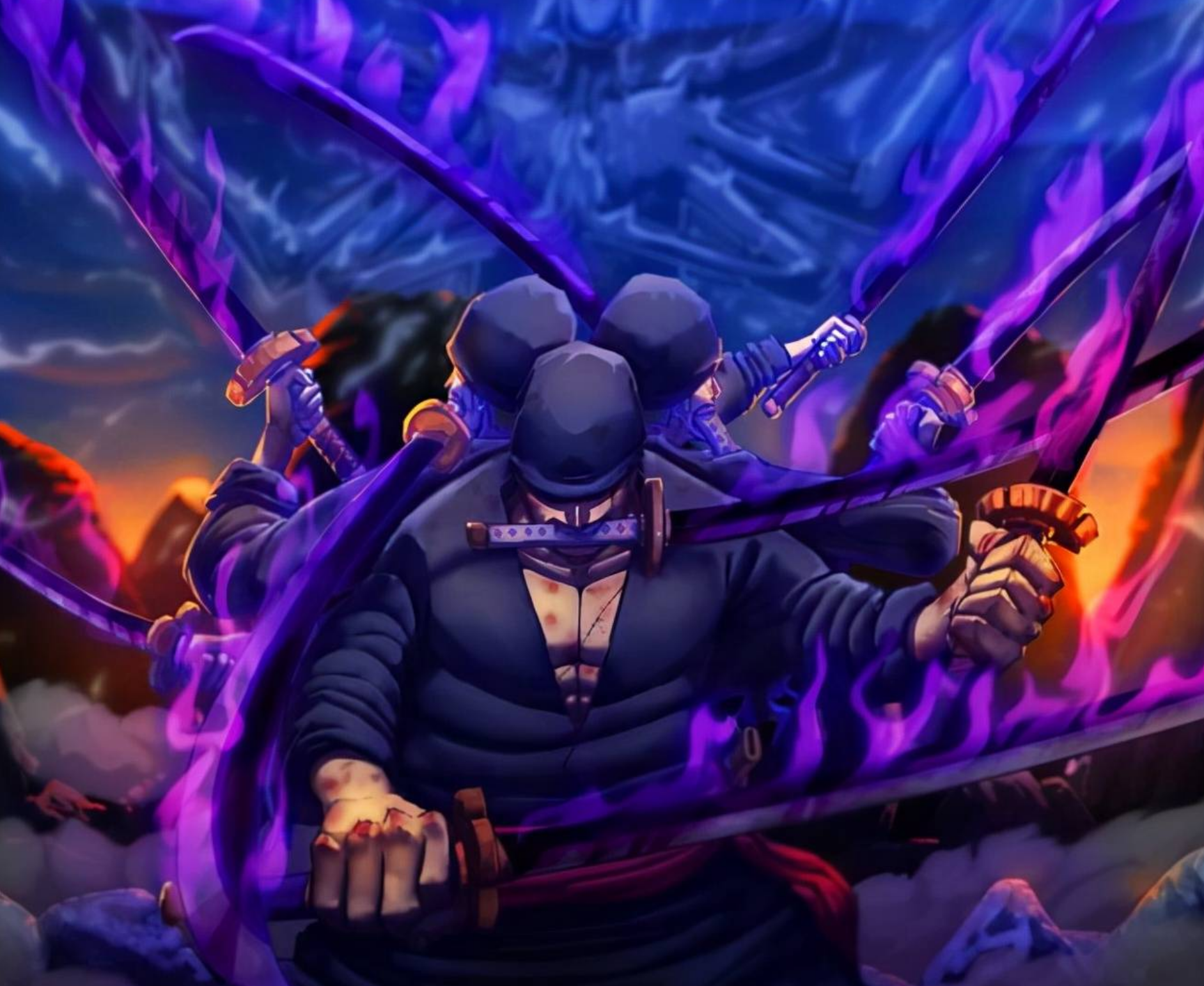 海贼王:索隆vs烬,觉醒霸王色霸气,成为最强大剑豪之路!