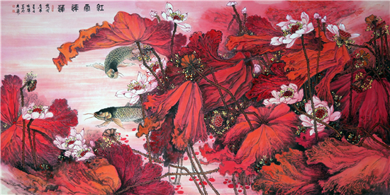 红韵墨章——李焕辉中国画作品展,于千祝文化网美术馆(北京)开幕