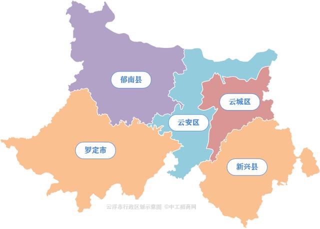 广东21个地级市行政区划图(2021)