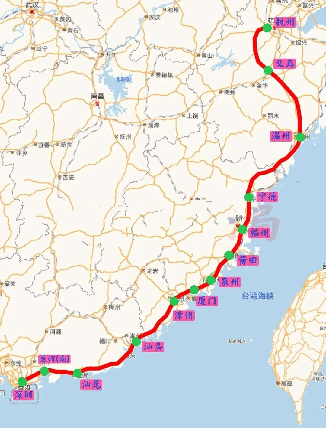 杭深高铁即将实现全线贯通,长三角核心区直达粤港澳大湾区