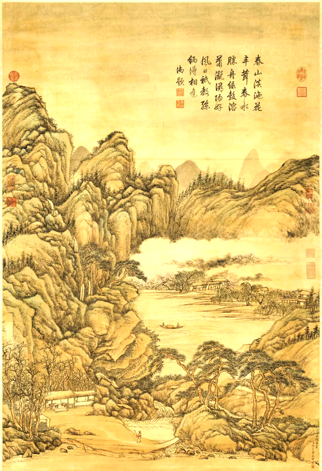 宫廷画家张宗苍的江南山水,清丽世俗的独特表达