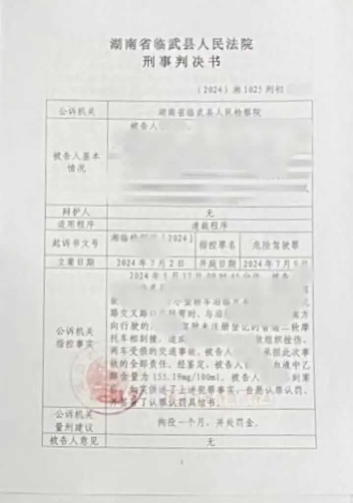 一目了然:临武县人民法院首份"表格式"刑事判决书来啦!