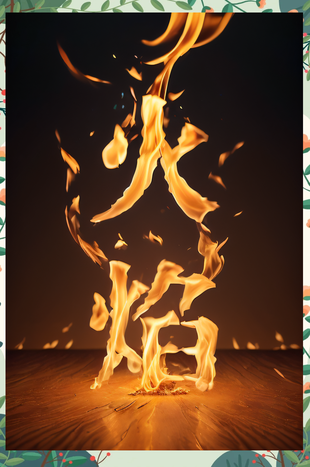 探索火焰特效艺术字的制作方法