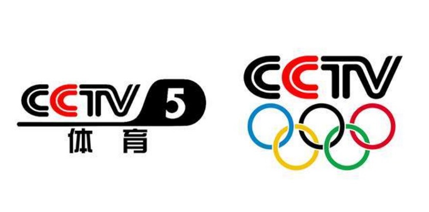 此前cctv5在奥运期间的台标变化