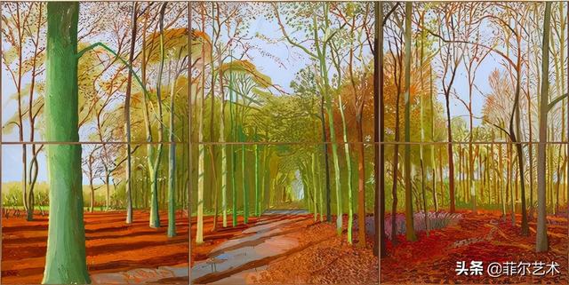 最著名的英国在世画家大卫·霍克尼油画作品欣赏