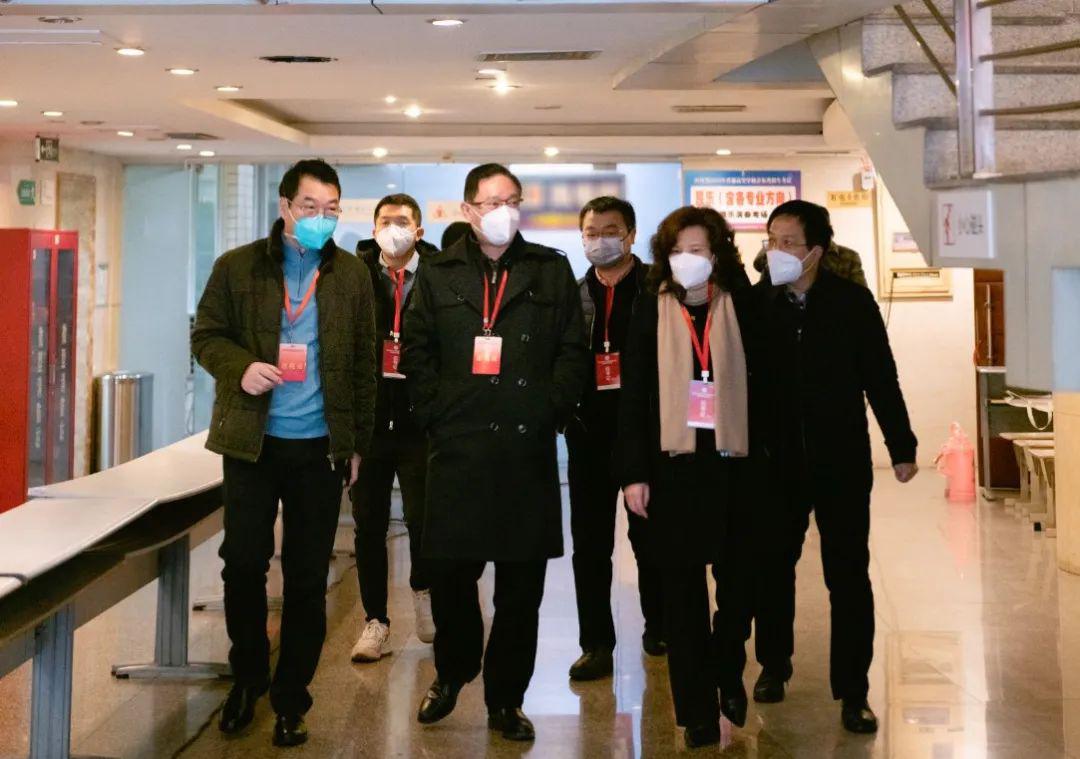 陈朝先视察2023年普通高校招生音乐类专业统考(面试)工作