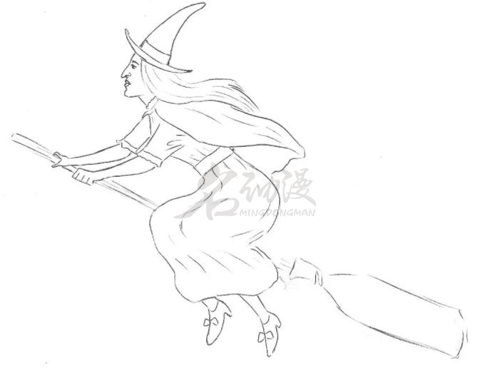 巫女怎么画