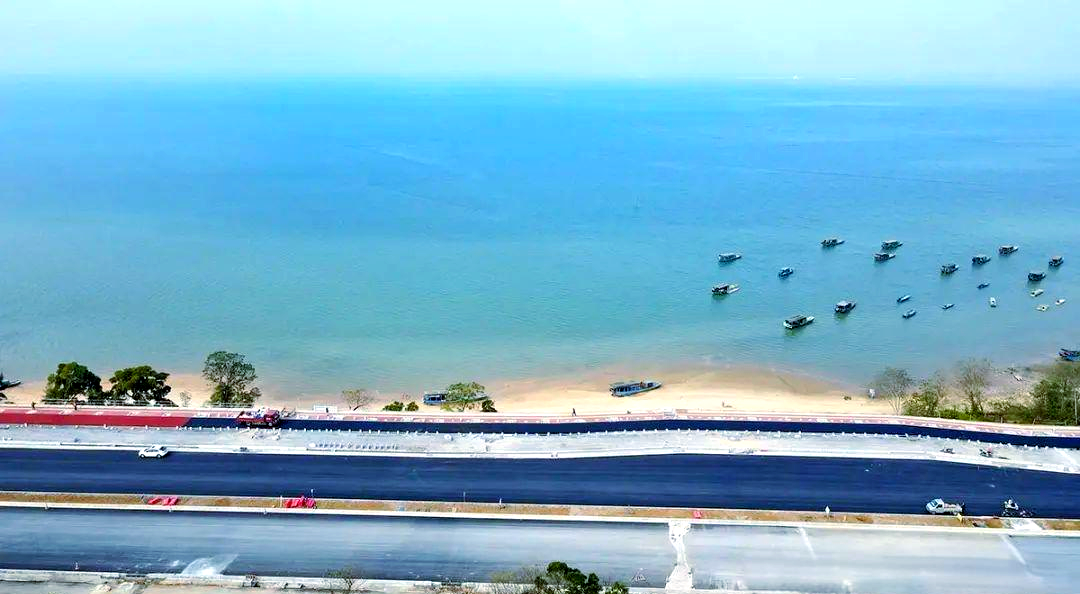 廉州湾大道二期建设进展与自行车道规划