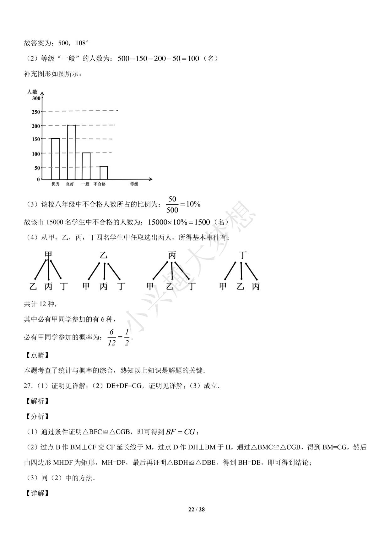 2020年青海中考数学试题(完整解析版)