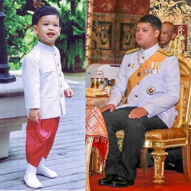 提帮功王子迎来16岁生日!遗传泰王长相,高大身材像母亲西拉米