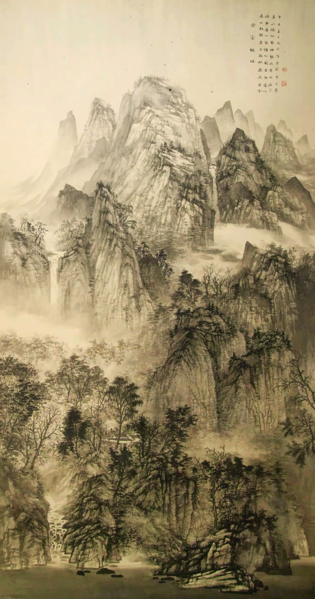 诗画水墨中的泰山,领略众多山川之美