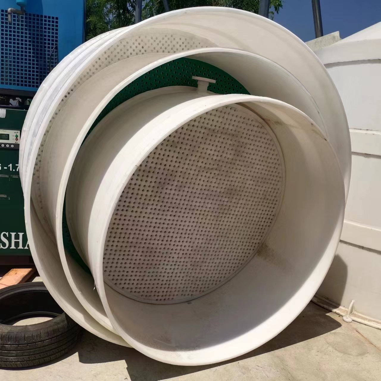 pp抽滤桶聚丙烯抽滤槽真空pp抽滤罐塑料过滤器