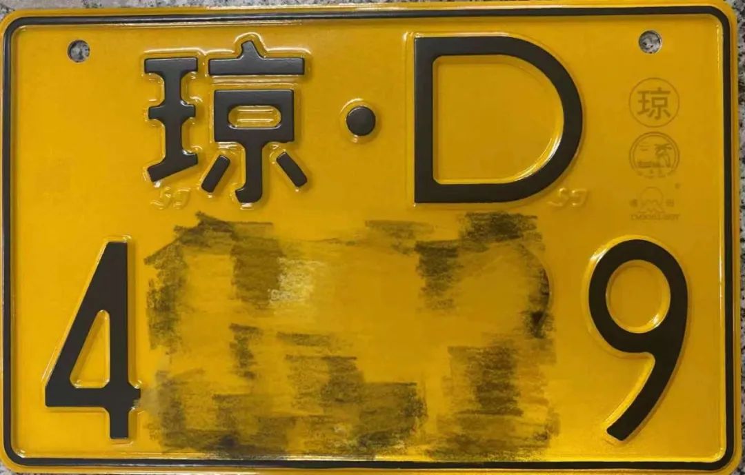 乐东人 电动车上牌了!