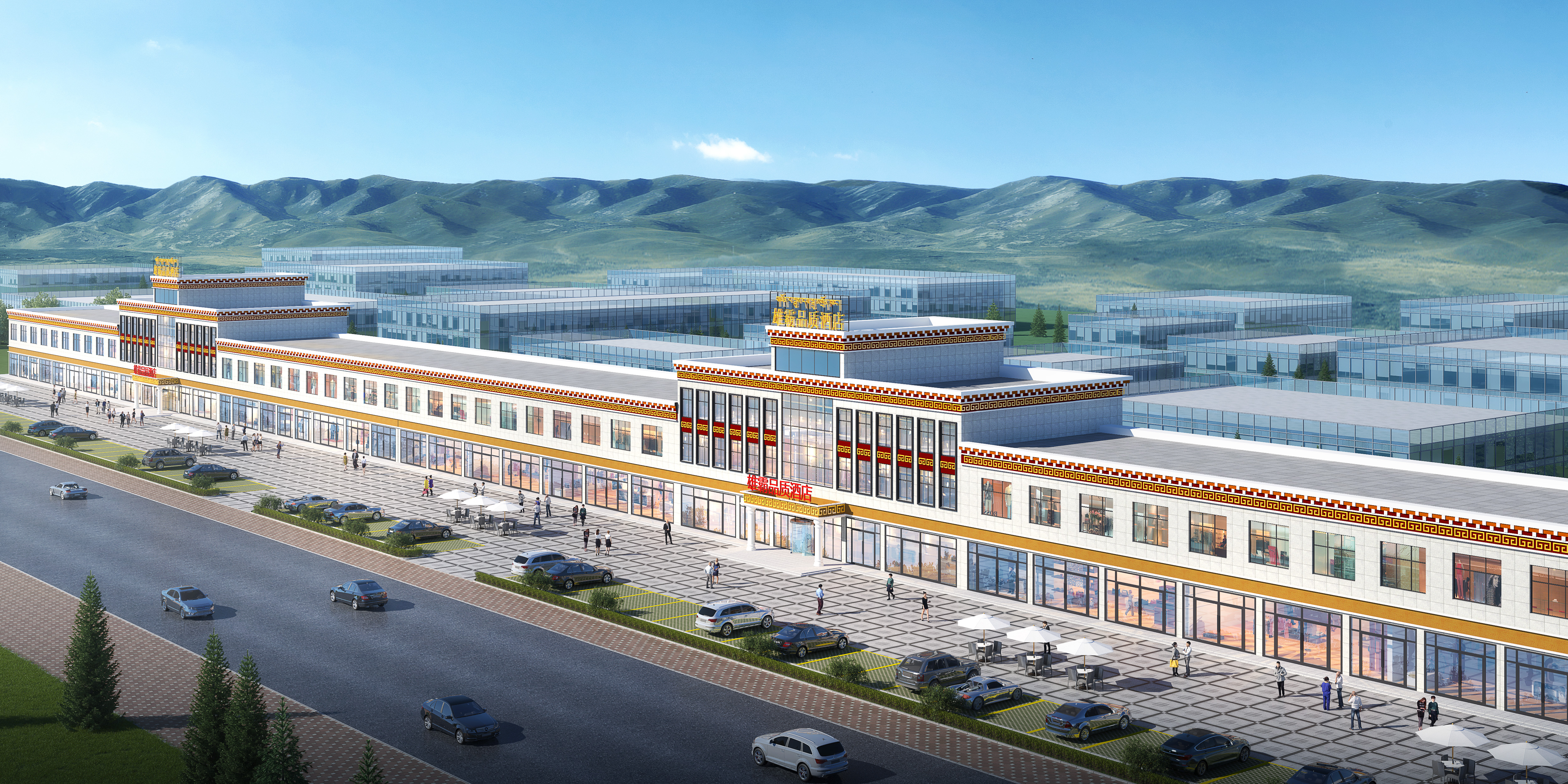 天峻县雄霸品质酒店商业综合服务楼简介