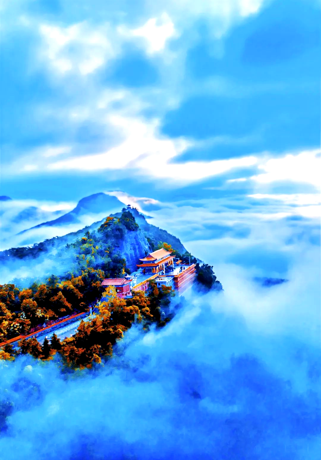 铜川冬日旅游:探访大香山景区的历史与自然风光
