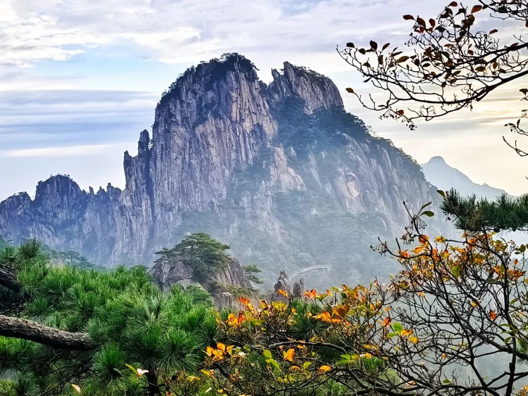 黄山的美丽景色图片