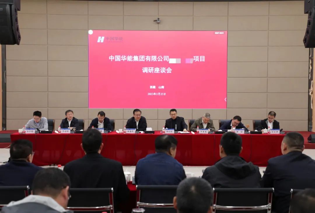 余文陪同华能集团总经理邓建玲一行到jx项目调研指导